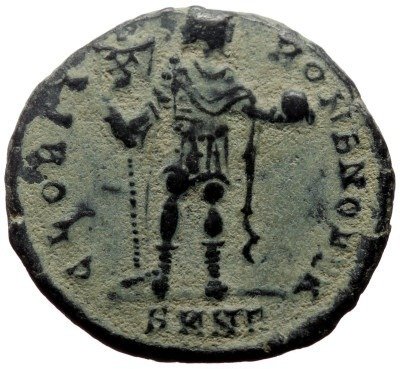 Empire romain. Flavius Honorius (393-423 apr. J.-C.). Maiorina Good portrait for the issue  (Sans Prix de Réserve) #1.2