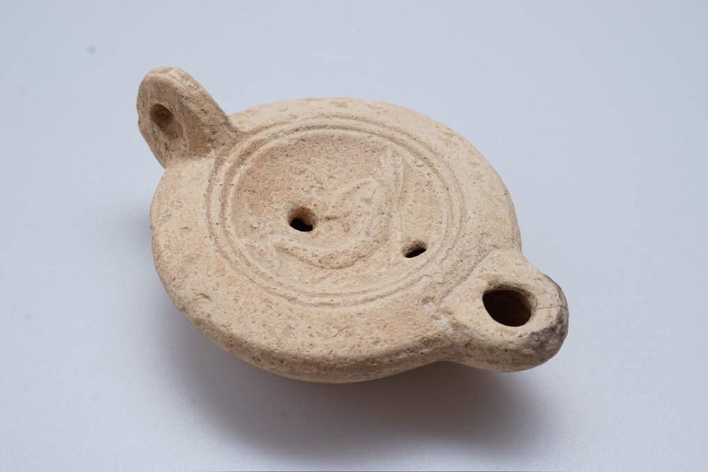 Roma antica Ceramica lampada ad olio #1.1