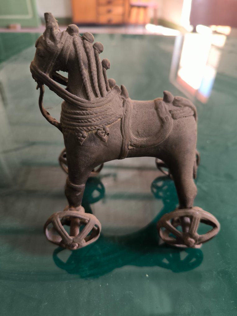 Tempel legetøj - Indisk bronze - Indien - begyndelsen af det 20. århundrede #1.1