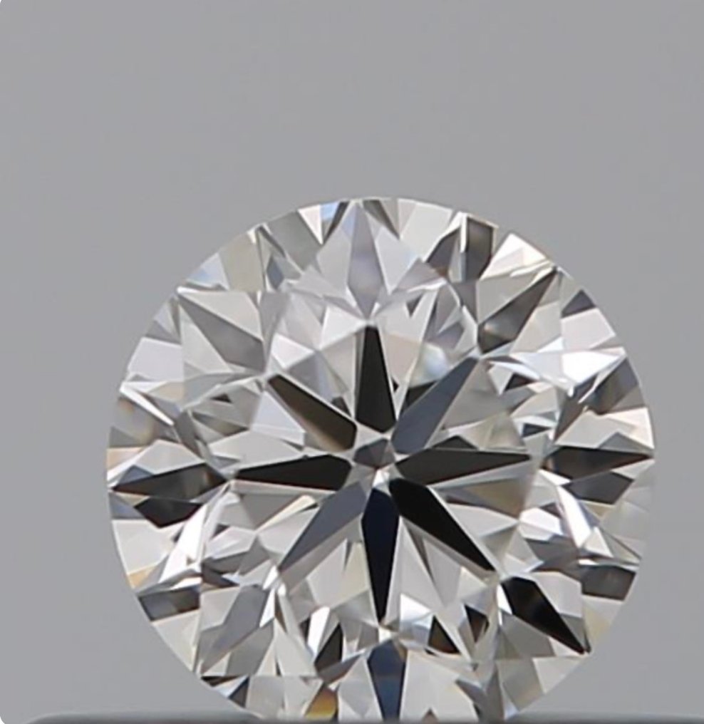 1 pcs Diamant  (Naturelle)  - 1.00 ct - Rond - E - VVS2 - Gemological Institute of America (GIA) #1.1