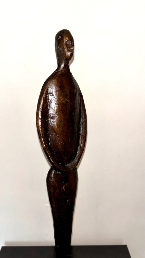 Abdoulaye Derme - sculptuur, Filiforme - 44 cm - 44 cm - Brons #2.1