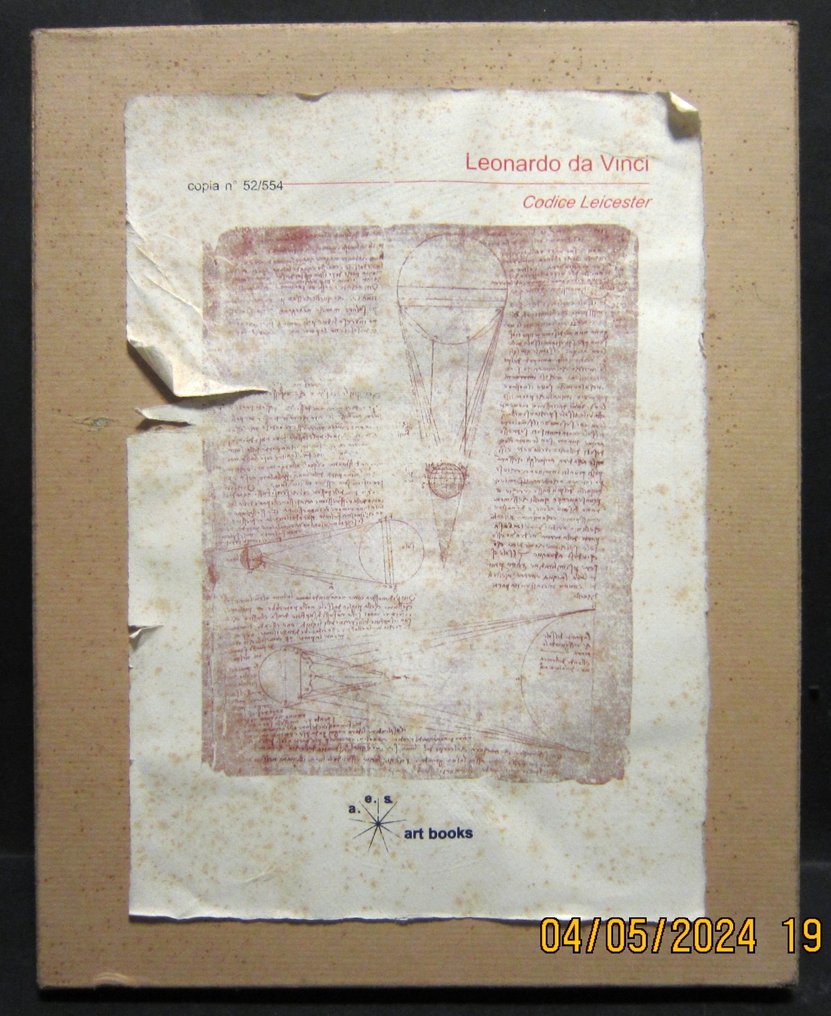 Leonardo da Vinci - Il Codice Leicester. No 52 of 554 - 2001 #1.1