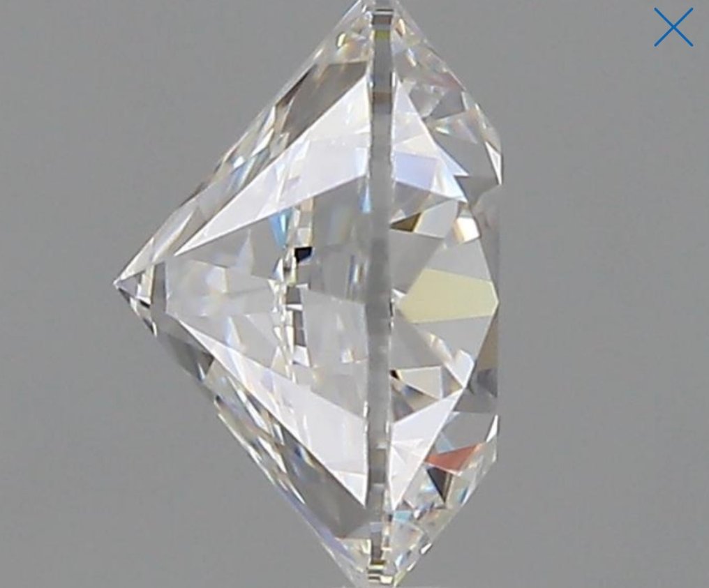 1 pcs 钻石  (天然)  - 1.01 ct - 圆形 - D (无色) - VVS2 极轻微内含二级 - 美国宝石研究院（GIA） #3.1