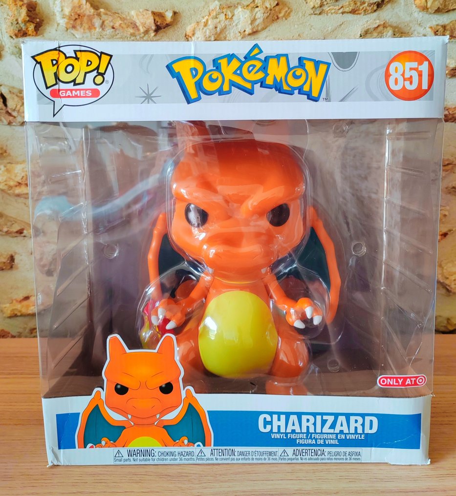Funko  - Funko Pop - Pokémon : "Dracaufeu / Charizard" - 25 cm / Number 851 - 2020+ #1.1