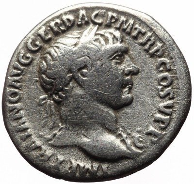 罗马帝国. 特拉扬 （公元 98-117）. Denarius #1.1
