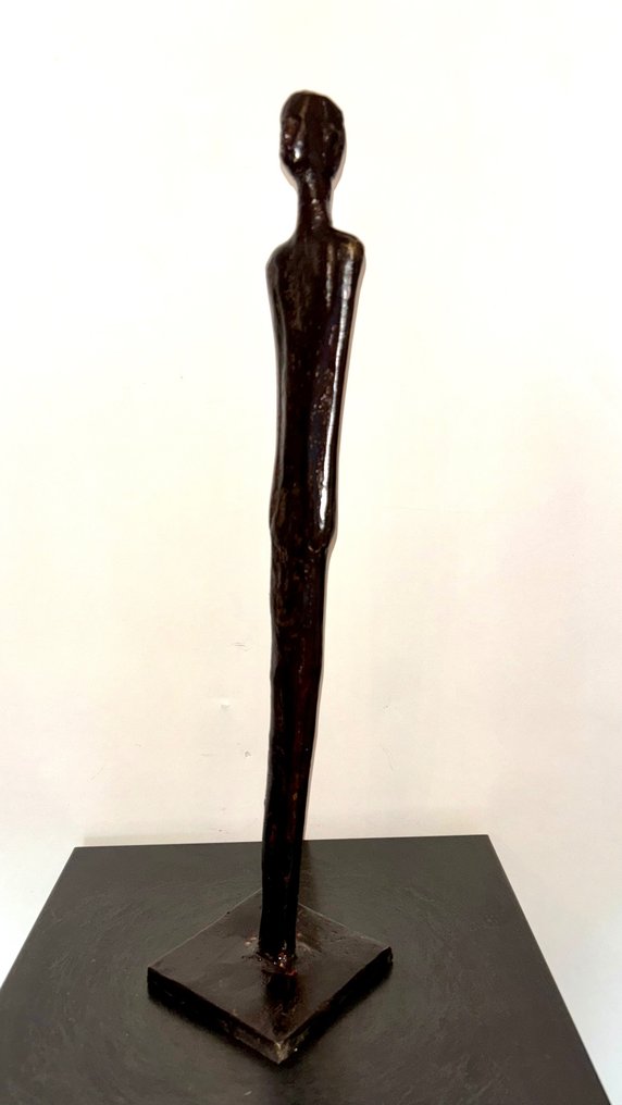 Abdoulaye Derme - sculptuur, Filiforme - 45 cm - 45 cm - Brons #1.2