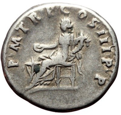 羅馬帝國. 圖拉真 (AD 98-117). Denarius Nice patina #1.2