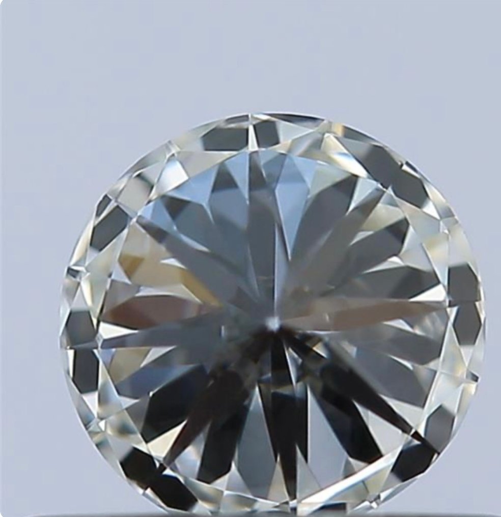 1 pcs Diamante  (Natural)  - 0.90 ct - Redondo - G - VS1 - Gemological Institute of America (GIA) #2.1