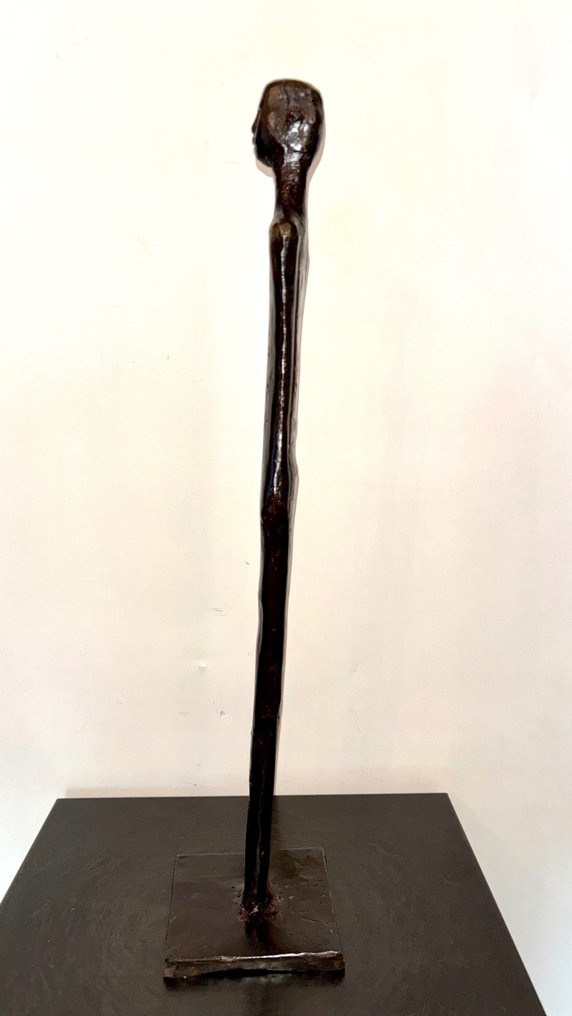 Abdoulaye Derme - Veistos, Filiforme - 45 cm - 45 cm - Pronssi #2.1