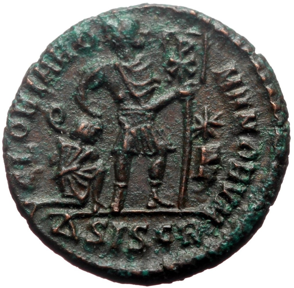 Império Romano. Graciano (367-383 d.C.). Follis Great portrait  (Sem preço de reserva) #1.2