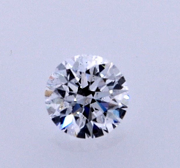 1 pcs 钻石  (天然)  - 0.41 ct - 圆形 - D (无色) - VS2 轻微内含二级 - 美国宝石研究院（GIA） #1.1