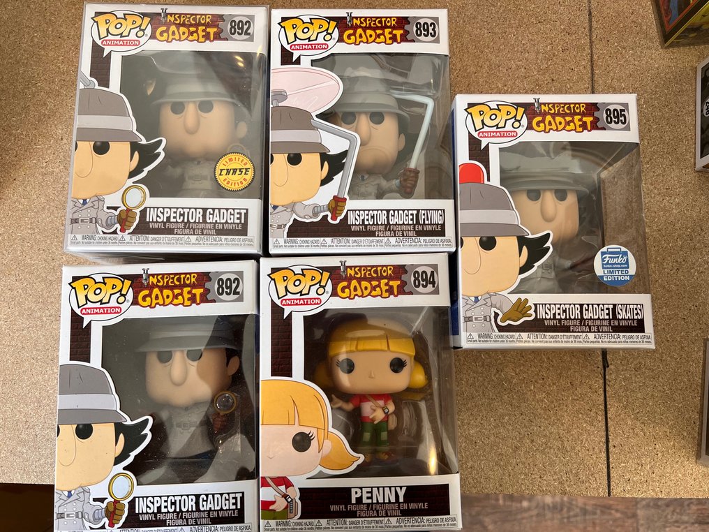 Funko  - Funko Pop Inspector Gadget Collection of 5 - 2010-2020 #1.1