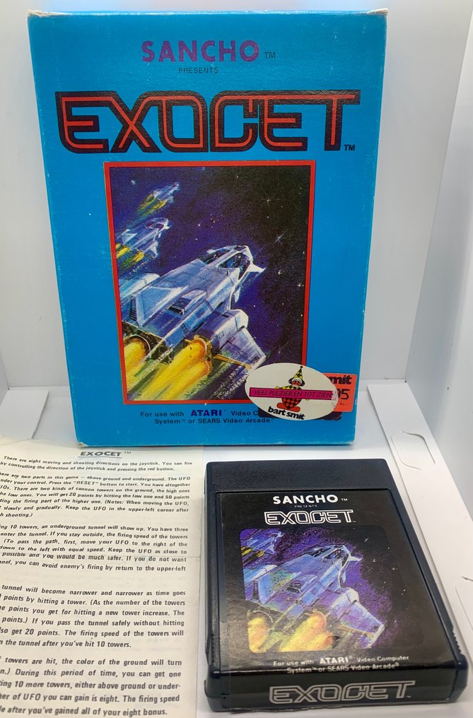 Atari - 2600 - Exocet (CIB) **RARE** in very good condition - Videospiel - In Originalverpackung #1.1