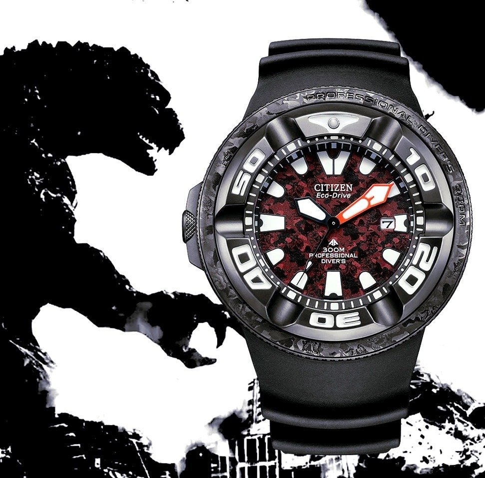 Citizen - Diver's Eco Drive 300 BAR "GODZILLA" - Limited Edition - Men - 2020+ #1.0