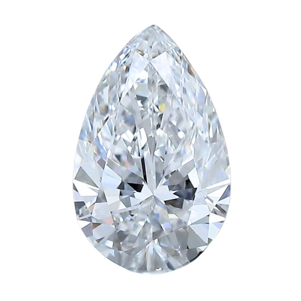 1 pcs Diamante  (Natural)  - 0.71 ct - Pera - D (incolor) - VVS1 - Gemological Institute of America (GIA) #1.1