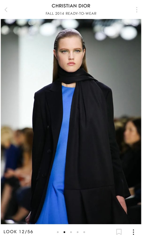Christian Dior - F/W 2014 Runway Collection - Wool & Angora - Kjole #2.1