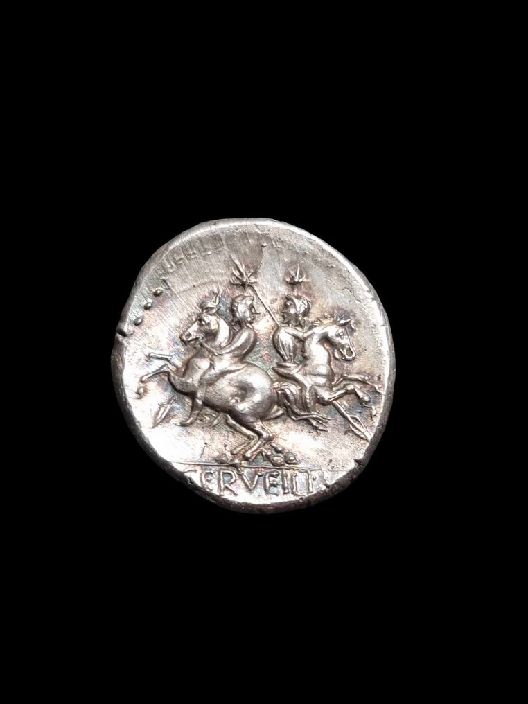 Republika Rzymska. C. Servilius M.f., 136 BC. Denarius Rome #1.1