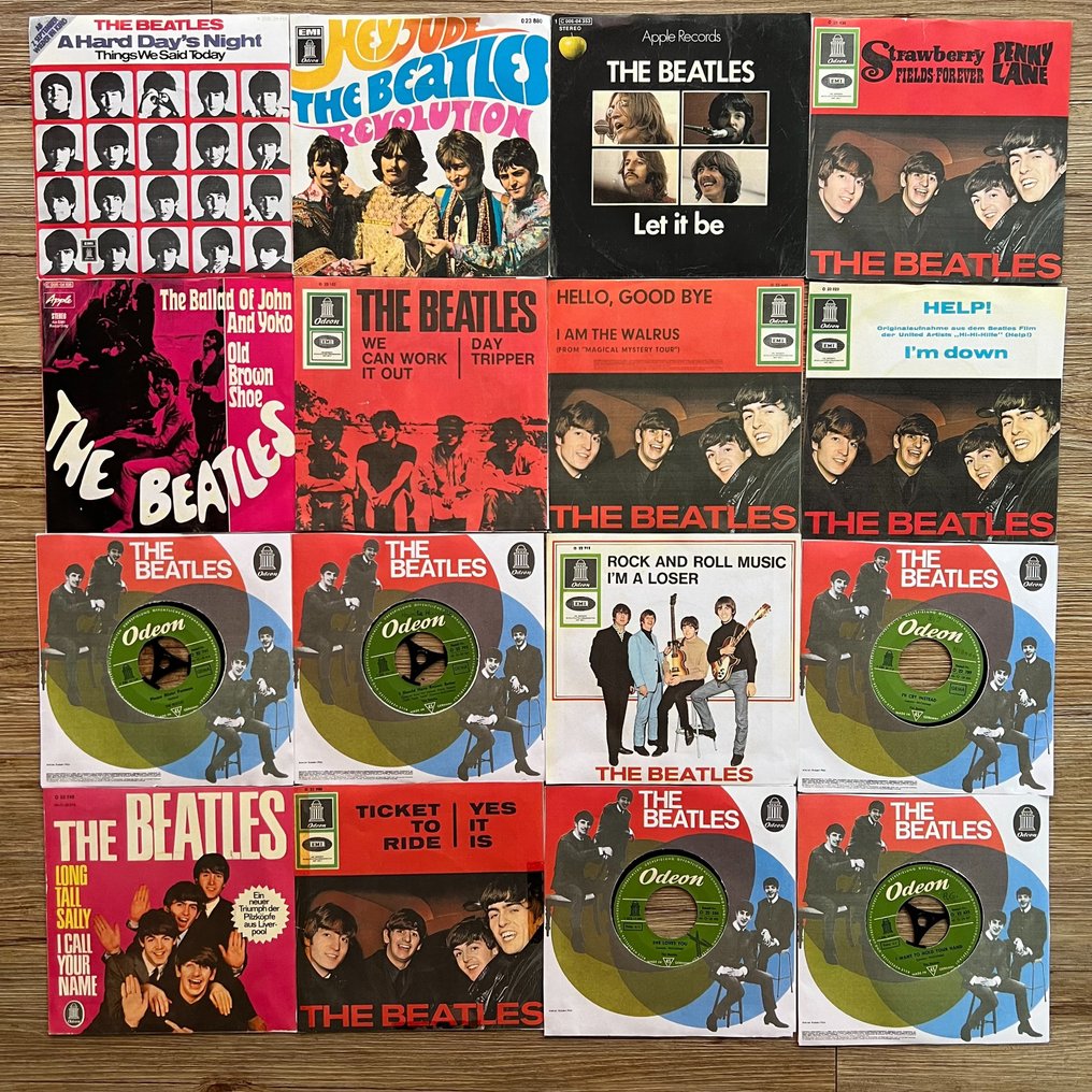 Beatles - 16 original Beatles Singles [first pressings] - Diverse titels - Vinylplaat - 1ste persing - 1963 #1.1