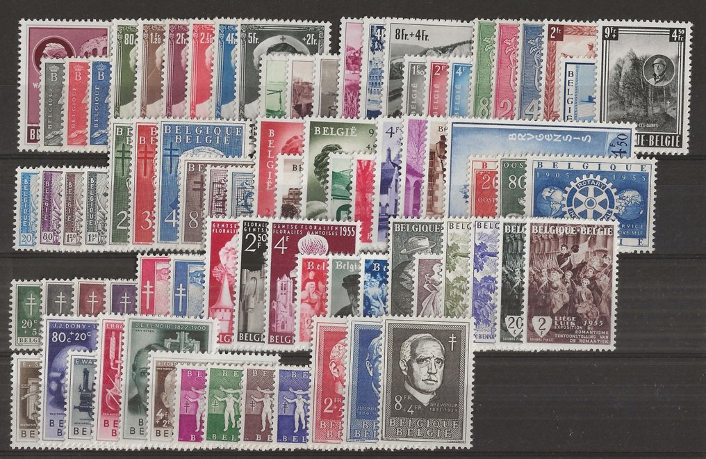 Bélgica 1950/1969 - 20 volúmenes - OBP/COB 823/1522 + BL29/46 #2.2