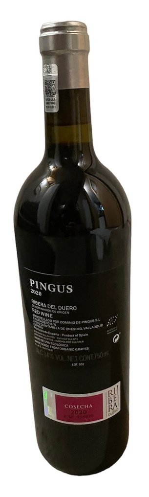 2020 Dominio de Pingus, Pingus - 里貝拉格蘭德爾杜羅 - 1 Bottle (0.75L) #1.2