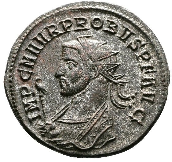Roman Empire. Probus with Attractive Consular Bust. Antoninianus 276-282 AD. #1.1