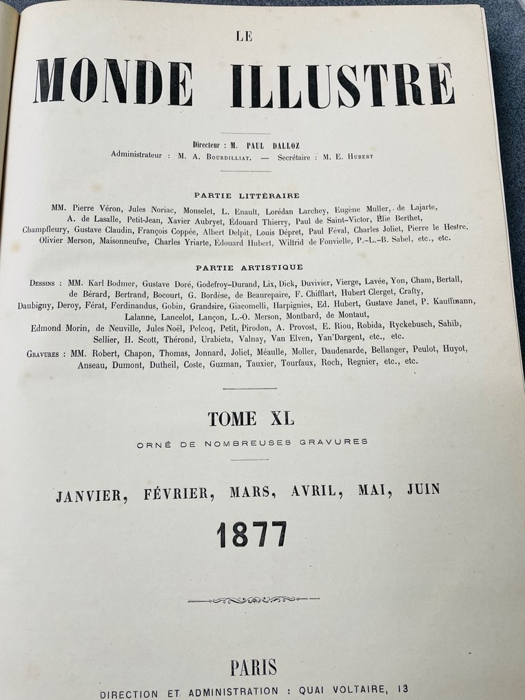 Collectif - Le Monde illustré, journal hebdomadaire. Tome XXXII, premier et deuxième semestre complet - 1877 #1.2
