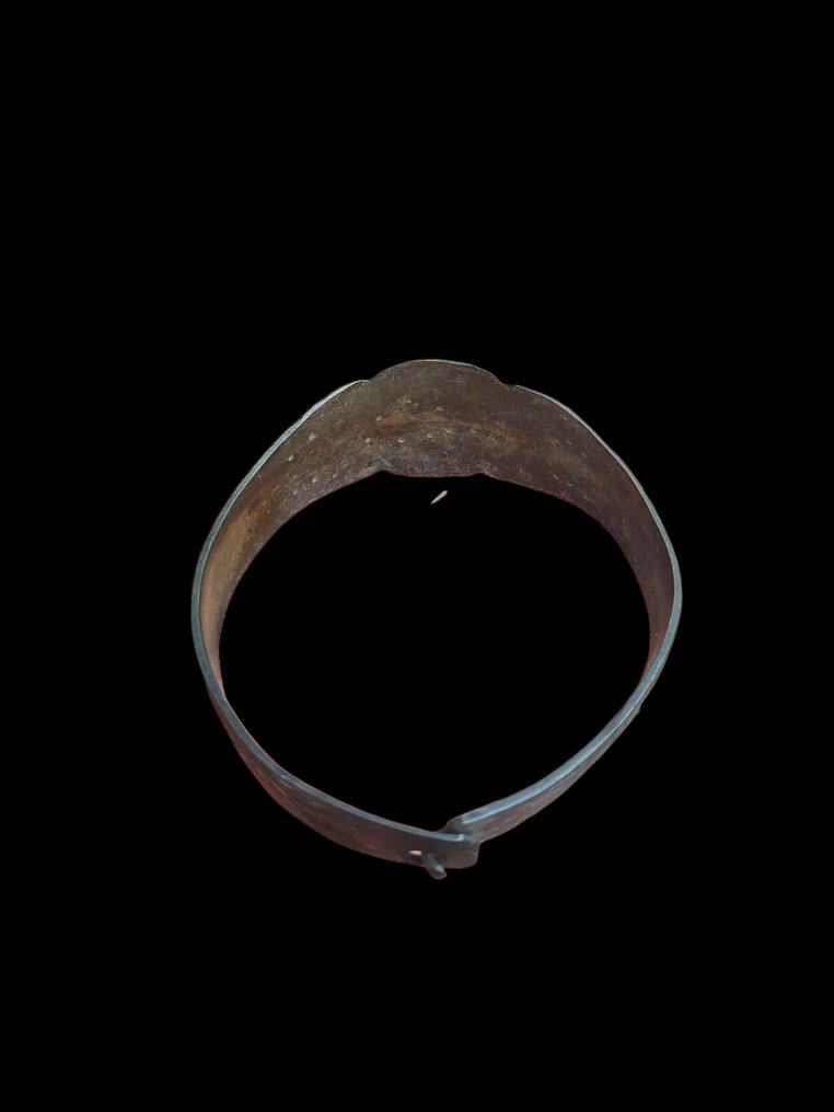 Wikingerzeit Bronze: Armband mit goldenem Filigran Armring #2.1