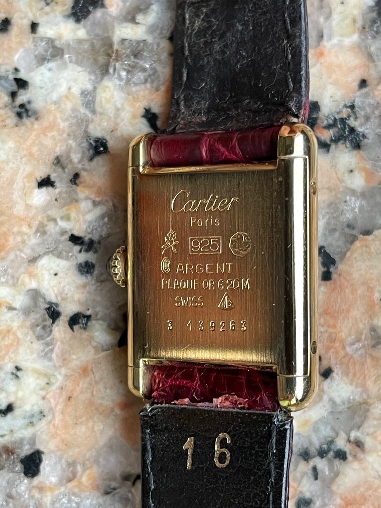 Cartier Must de Cartier Tank 3139 Unisex 1990 1999 Catawiki