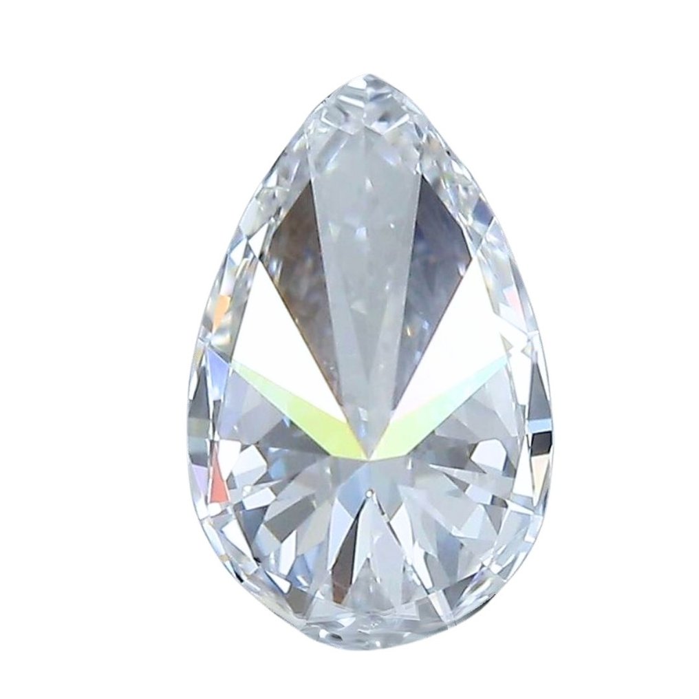 1 pcs Diamante  (Natural)  - 0.71 ct - Pera - D (incolor) - VVS1 - Gemological Institute of America (GIA) #3.2