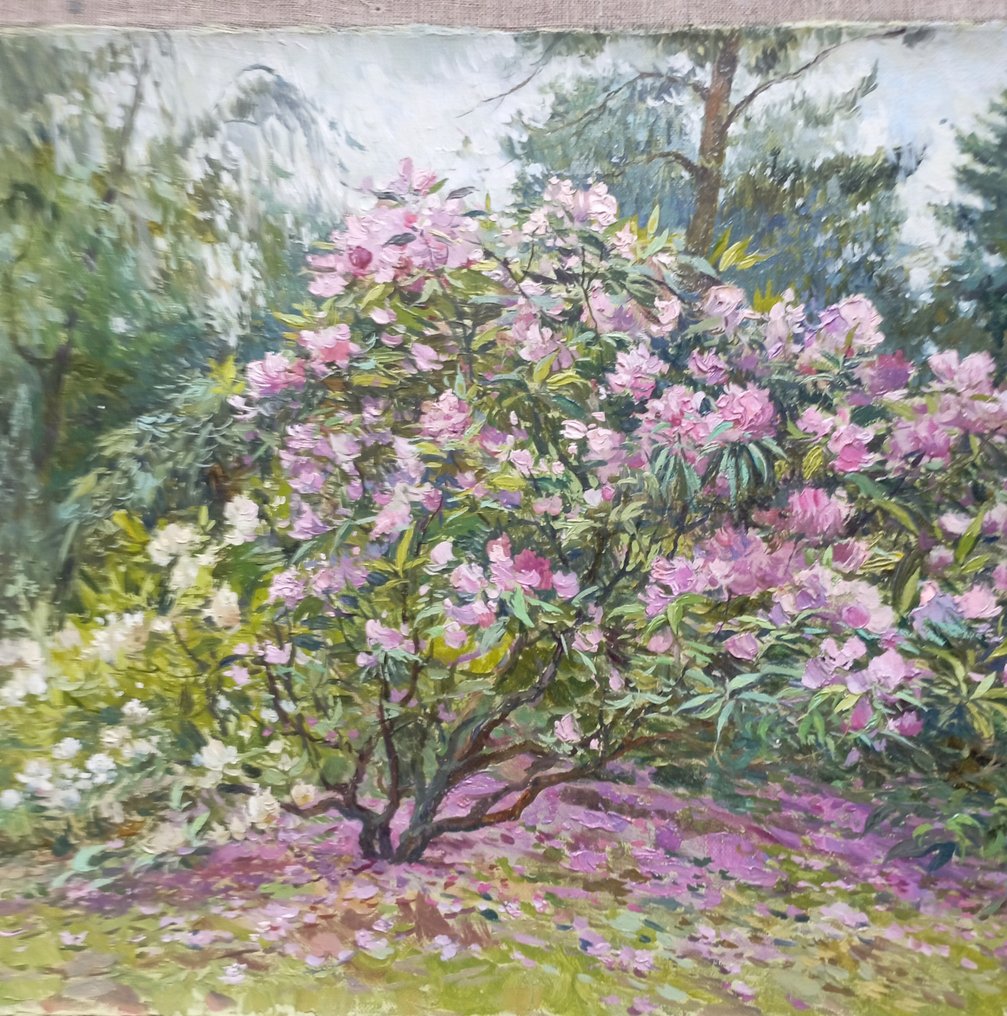 Dmitry Kostylew (1976-) - Rhododendrons au Jardin Botanique #3.2