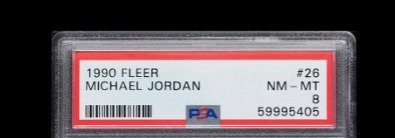 1990 - Fleer - Michael Jordan - #26 - 1 Graded card - PSA 8 #2.1