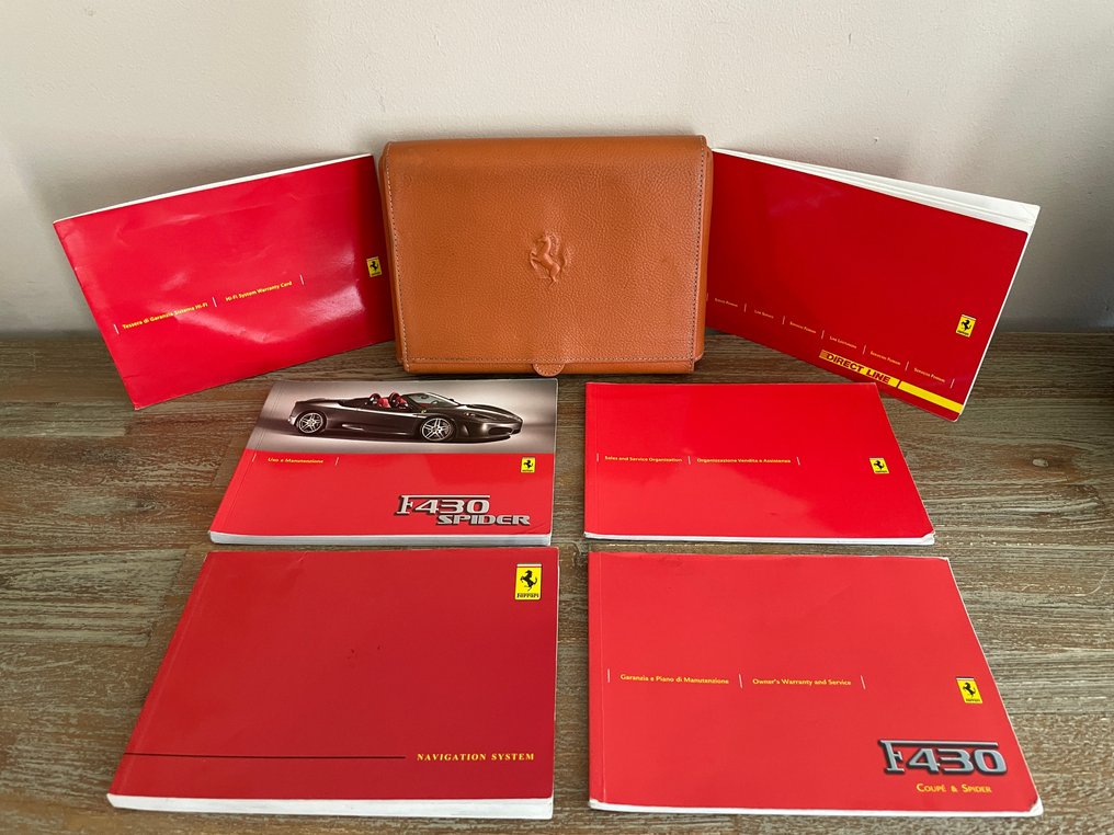 Manual do proprietário Ferrari F430 - Conjunto completo - Ferrari - F430 - 2005 #1.1