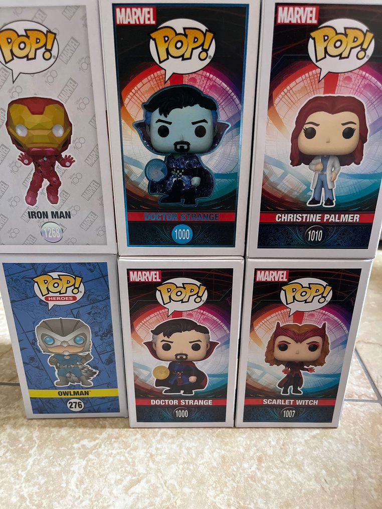 Funko  - Funko Pop Mixed Collection of 6 Marvel/DC #3.2
