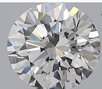 1 pcs 钻石  (天然)  - 0.50 ct - 圆形 - E - VVS1 极轻微内含一级 - 美国宝石研究院（GIA） #1.1