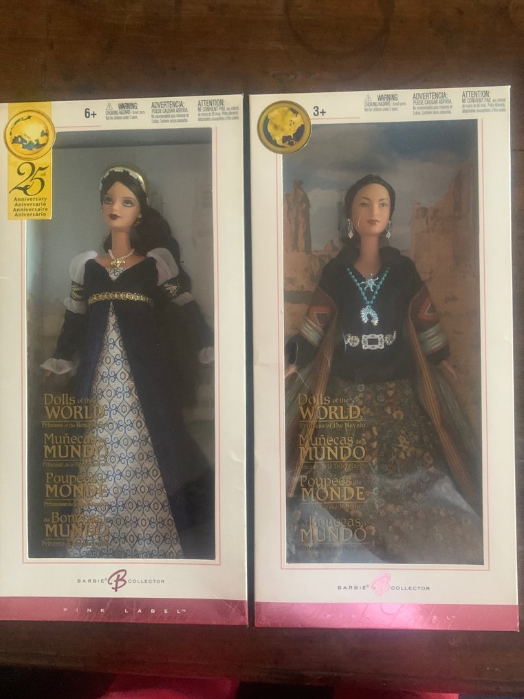 Mattel  - Barbie-nukke Princess of the Renaissance and Princess of the Navajo - 2000-2010 - Indonesia #1.1