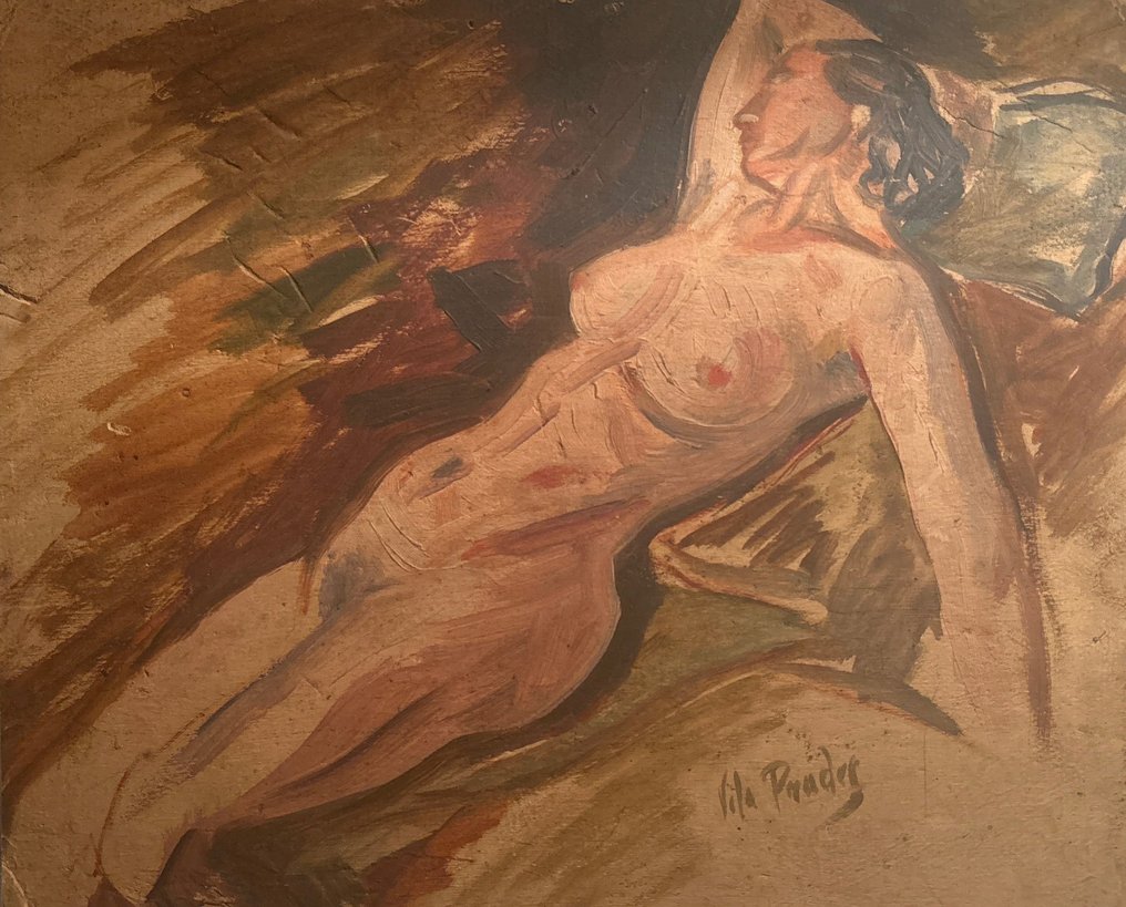 Julio Vila y Prades (1873-1930) - Desnudo femenino #1.1