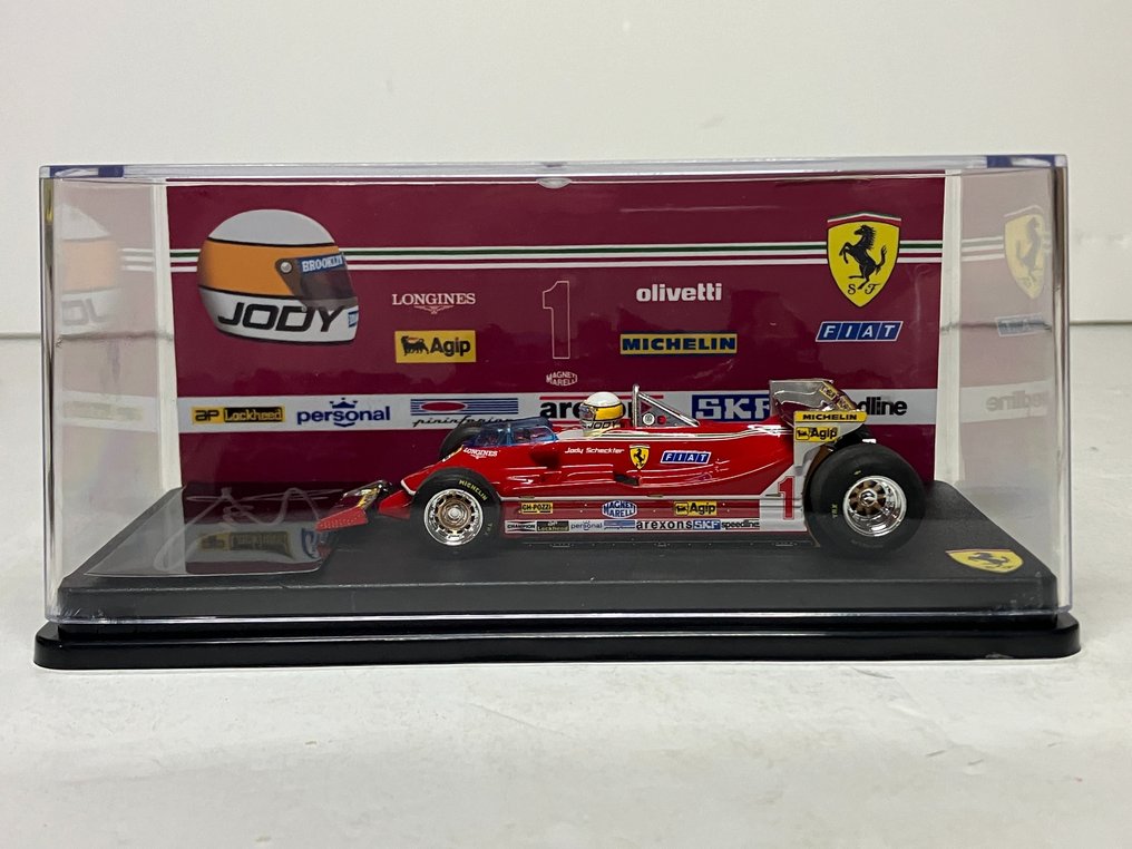 Ferrari - Monacos Grand Prix - Jody Scheckter - 1980 - Modellbil i skala 1/43  #2.1