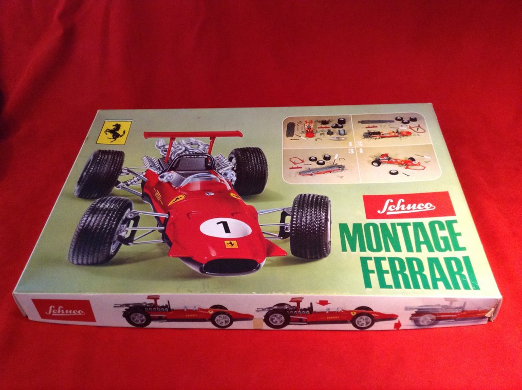 Schuco  - Leksak i metall Schuco Montage (kit box) ref. #2094 - Ferrari 312 F.1 V12 1968 Jacky Ickx - 1970-1980 - Tyskland #1.1