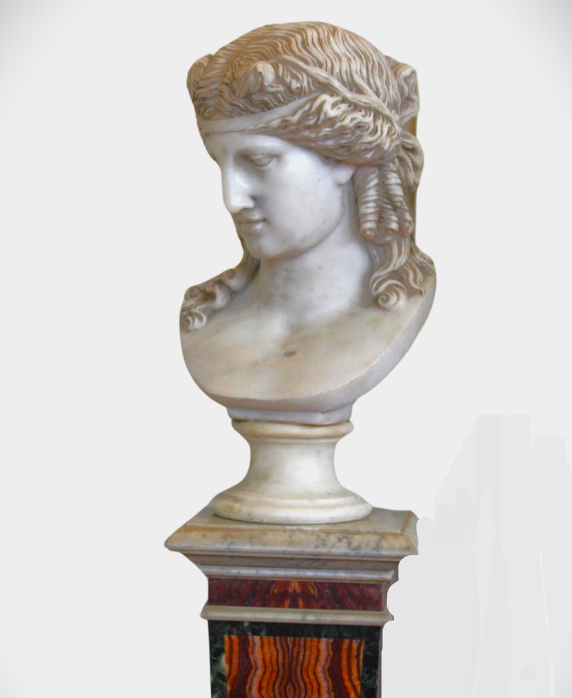 Skulptur, Arianna opera in marmo - 73 cm - Marmor #1.1