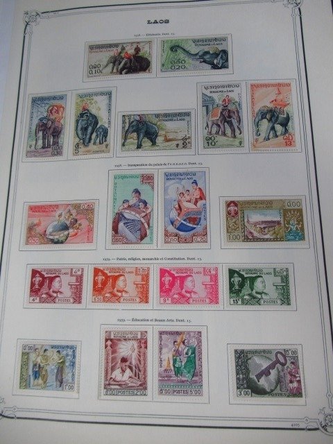 寮國  - 幾乎完整的郵票收藏 #3.1