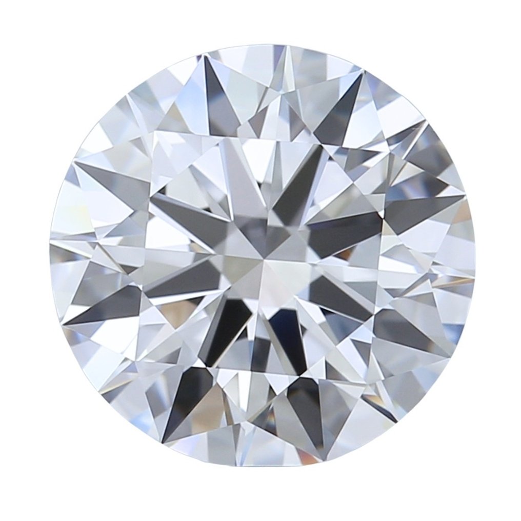 1 pcs Diamant  (Natural)  - 3.11 ct - Rund - D (färglös) - IF - Gemological Institute of America (GIA) #1.1