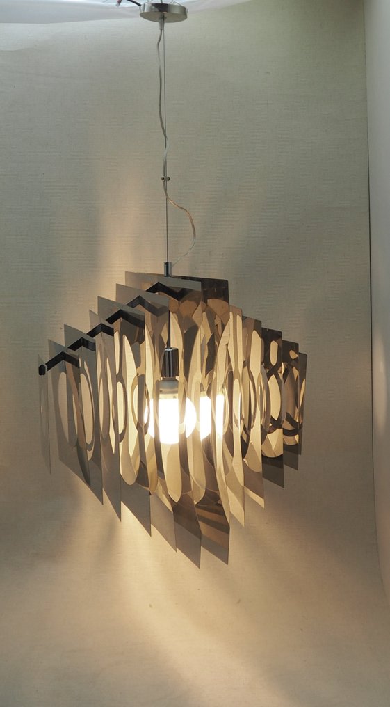 Space age suspension lamp - Plafondlamp - Staal #2.1