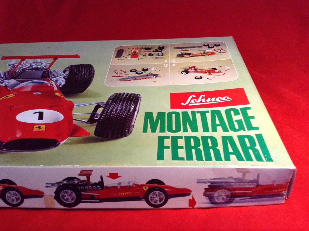 Schuco  - Tinnleke Schuco Montage (kit box) ref. #2094 - Ferrari 312 F.1 V12 1968 Jacky Ickx - 1970–1980 - Tyskland #2.1