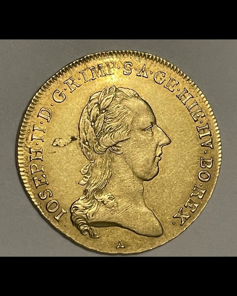 奥地利. Joseph II. (1764-1790). 2 Souverain d'or 1786, Wien. #2.1