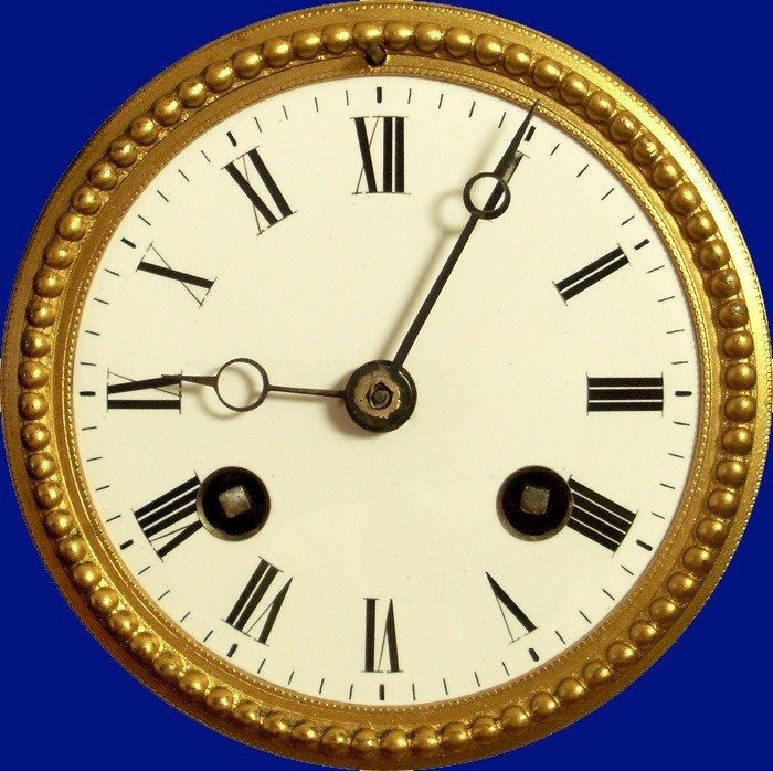 壁爐鐘 - 19th Century - France "Allegory to Music and the Arts" Large Rare Table or mantel clock with 2 -  古董 金金屬 - 1850-1900 #3.2