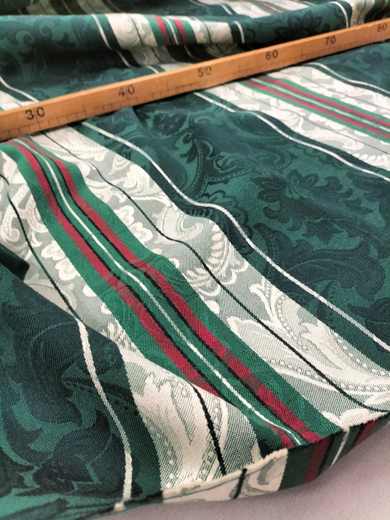 Lussuoso cotone d'arredo damascato / made in Italy - 室內裝潢織物  - 610 cm - 140 cm #1.2