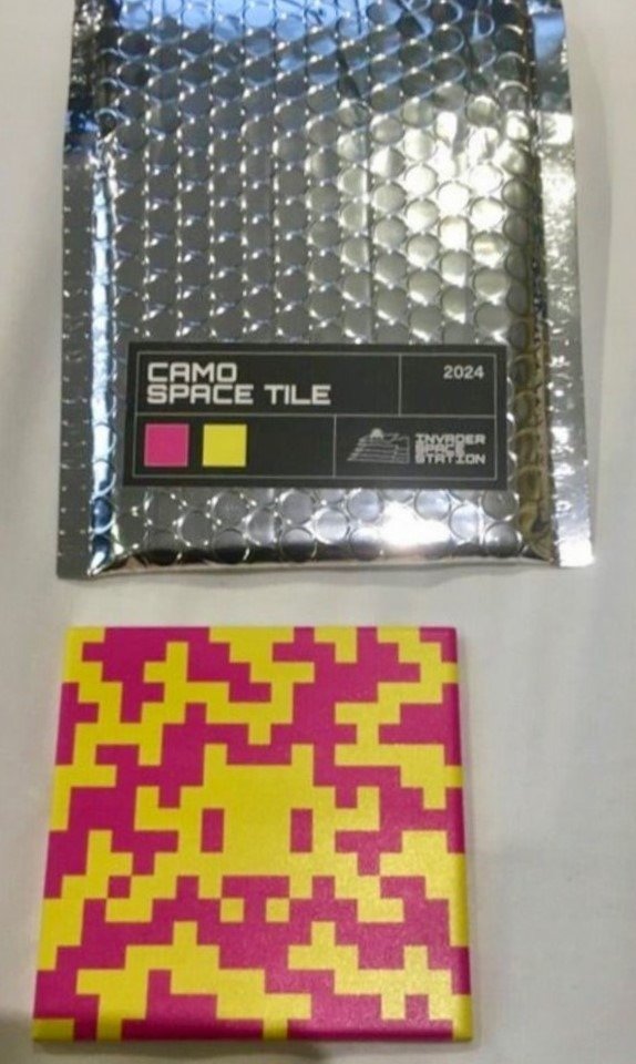 Invader (1969) - Camo Space Tile Pink/Yellow (SEALED) #1.0