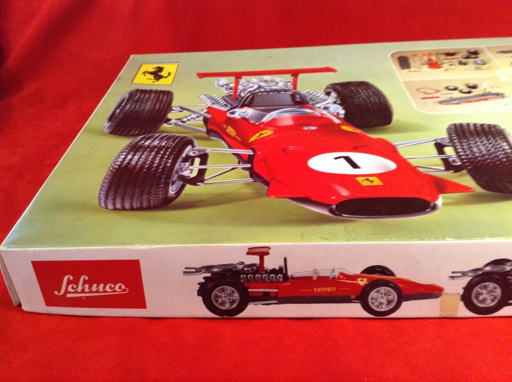 Schuco  - Giocattolo di latta Schuco Montage (kit box) ref. #2094 - Ferrari 312 F.1 V12 1968 Jacky Ickx - 1970-1980 - Germania #2.2