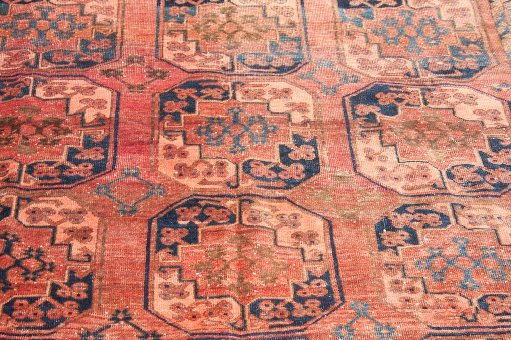 Afghan Ersari handmade wool rug circa 1900 in light copper and brown - Rug - 300 cm - 195 cm #2.1