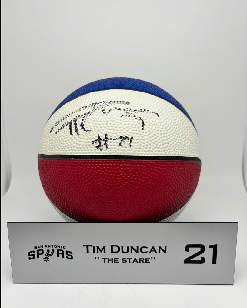 San Antonio Spurs - Tim Duncan - NBA Basketbal - Μπάλα μπάσκετ #2.1